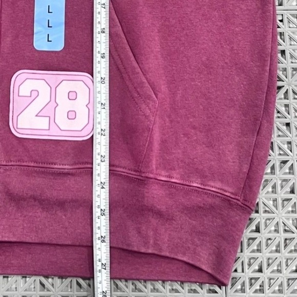 NWT Disney Mickey and Friends Full Zip Hoodie Women's Large Red Patches - Picture 11 of 13